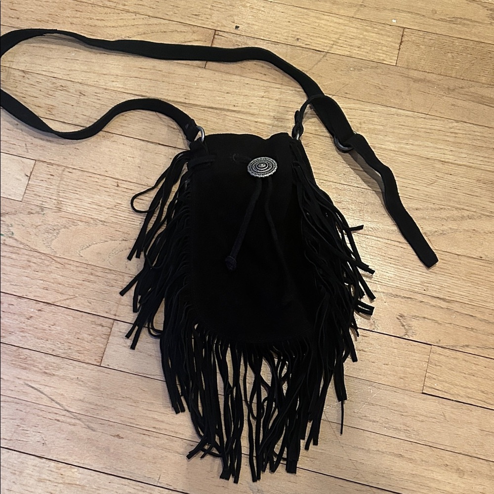 Free People Suede Fringe Crossbody bag